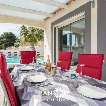 House Magnifique Individuelle De Plain Pied 6 Couchages Avec Piscine Privee 12 Агд
