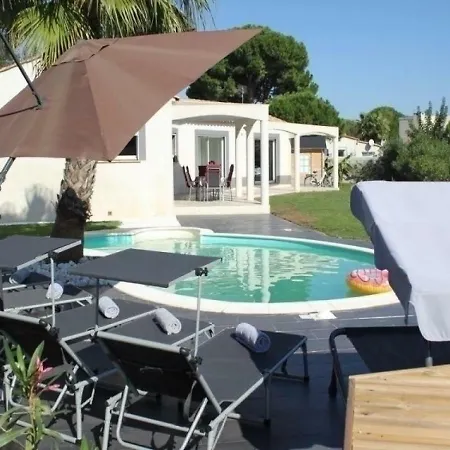 House Magnifique Individuelle De Plain Pied 6 Couchages Avec Piscine Privee 12 Агд
